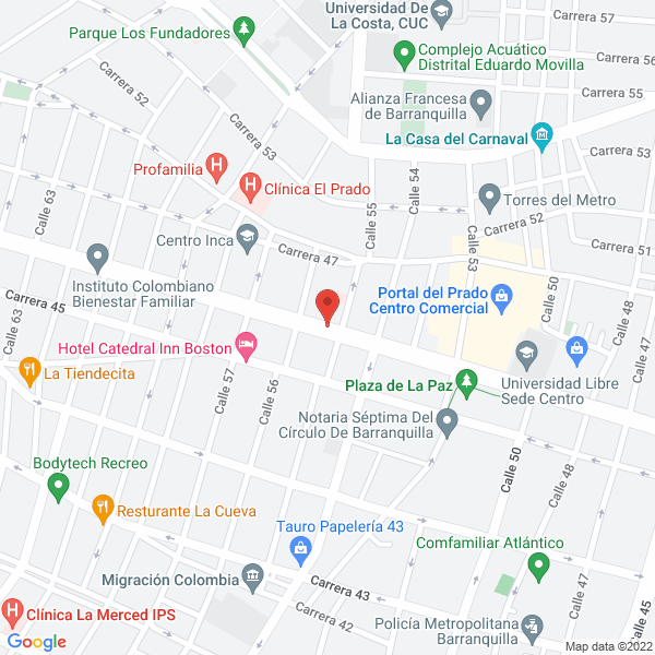 Map of Manufacturas Duarte S.A.