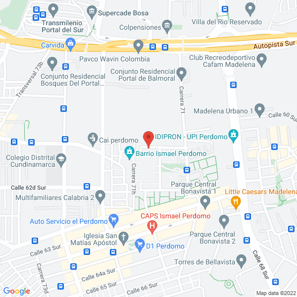 Mapa de Manufacturas Maroca S.A.S.