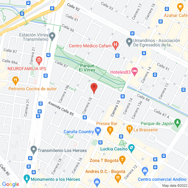 Mapa de Martinez Escallon & Asociados S.A.S.