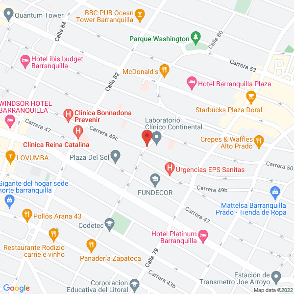 Map of Martinez Lacouture