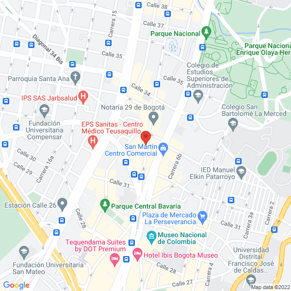 Mapa de Marval Auditores S.A.S.