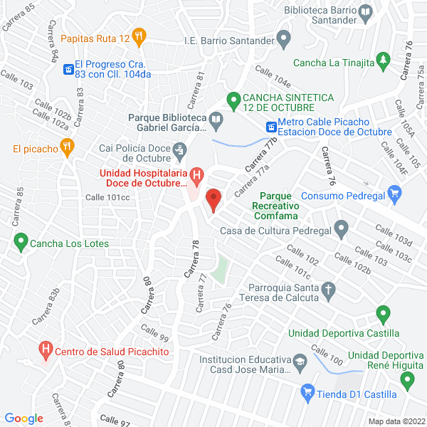 Mapa de Masajes Apolo
