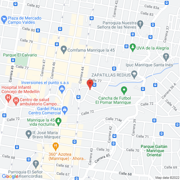 Mapa de Joyeria L.A. Cano