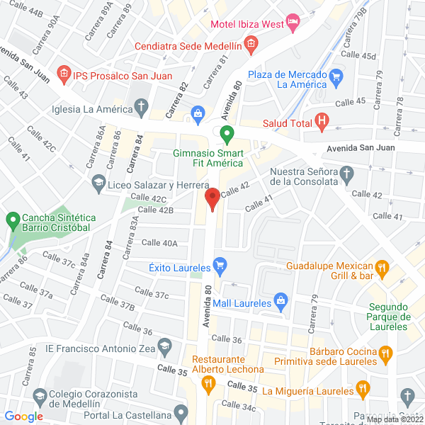Mapa de La Agencia Metanol