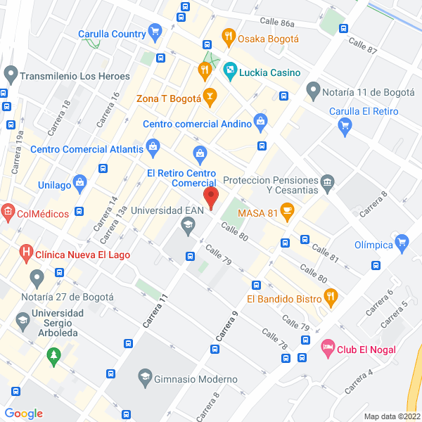 Mapa de La Boutique De Las Carnes