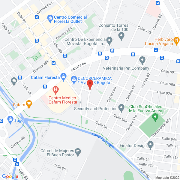 Mapa de La Cadena Retail