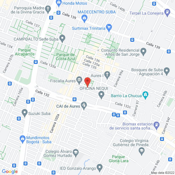 Mapa de Liceo Homérico S.A.S.