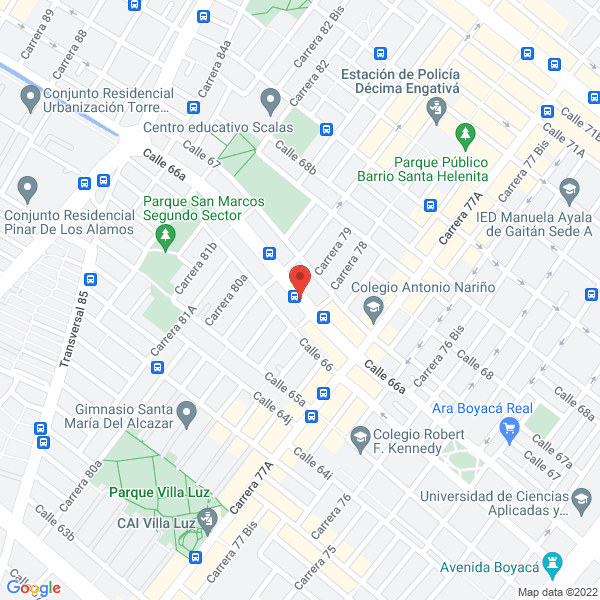 Mapa de Liceo Infantil Nani