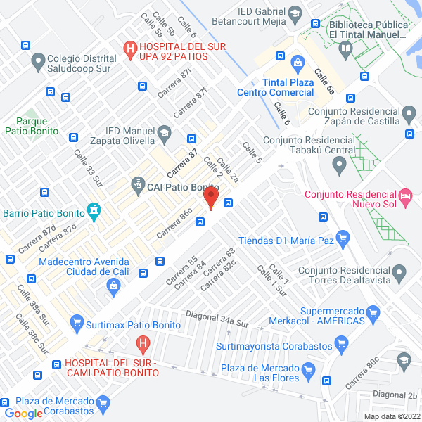 Mapa de Liceo Integral Santo Tomas Ltda.