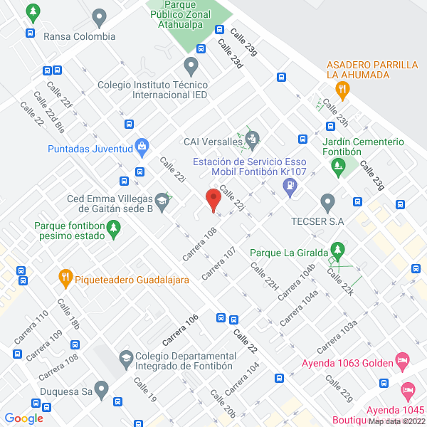 Mapa de Lavanderia Omega Ltda.