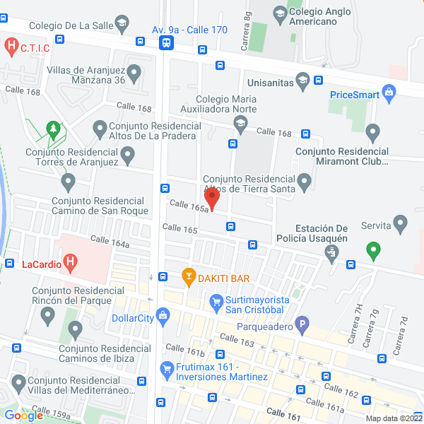Mapa de Lavandería Planeta Verde