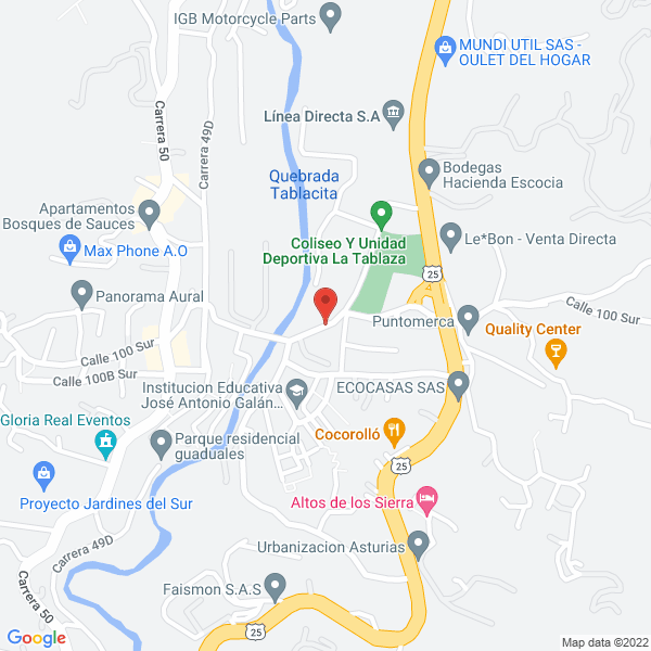 Mapa de Lavatinsa S.A.