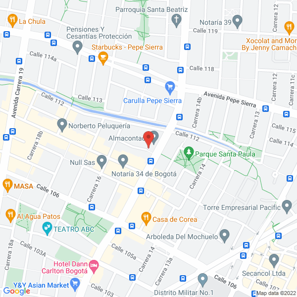 Mapa de Ldm Internacional S.A.S.