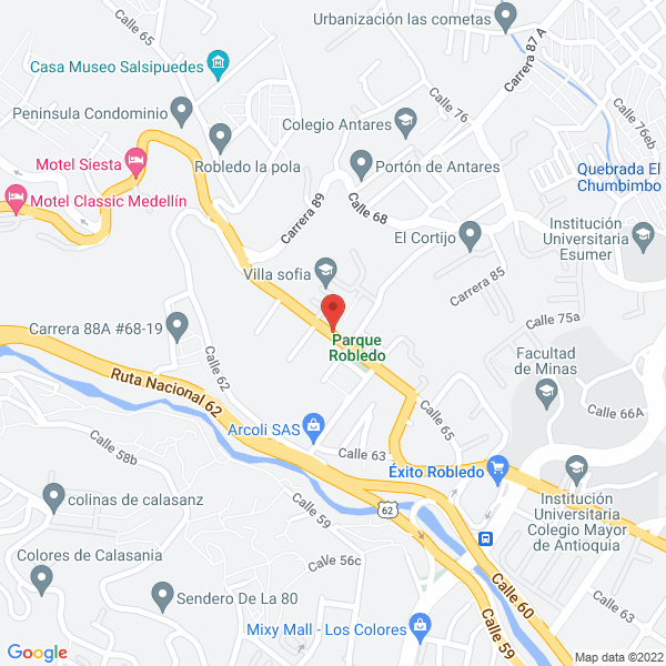 Mapa de Le Ubicamos