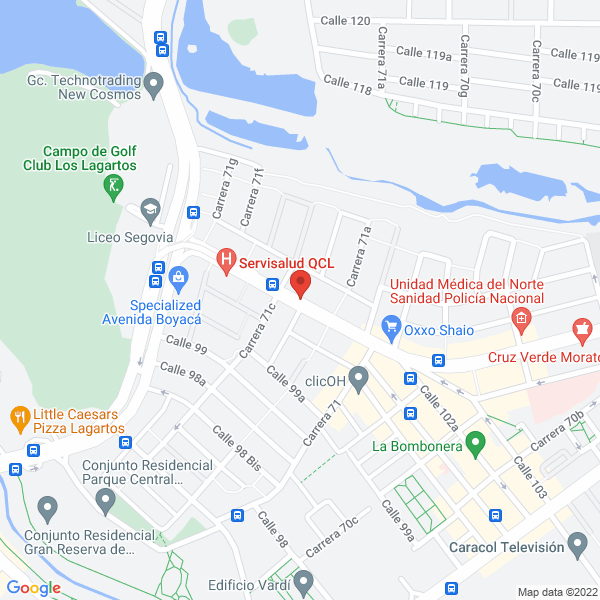 Mapa de Leal Nuñez & Galindo Castro Abogados S.A.S.