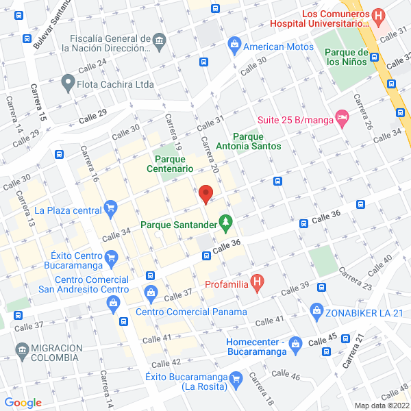 Map of Leal Parra Claudia Consuelo