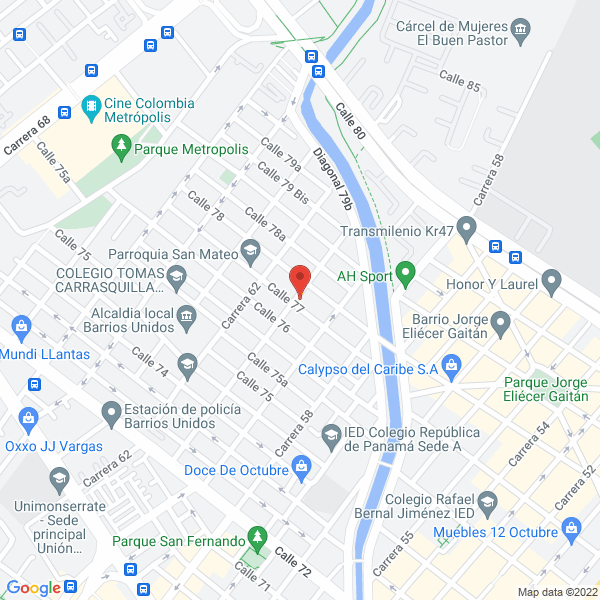 Mapa de Lácteos San José Del Fragua Ltda.