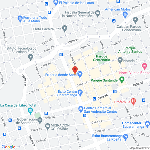 Map of Lácteos Y Carnes Frias Nancy Suárez