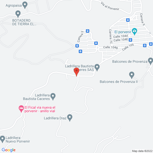 Map of Ladrillera Bautista Caceres Ltda.