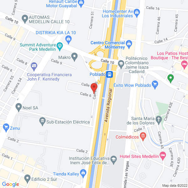 Mapa de Metálicas Dublin Cerrajería