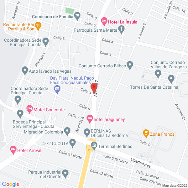 Map of Metalit S.A.S.