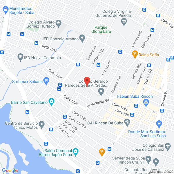 Mapa de Metalmecánica Poveda S.A.S.