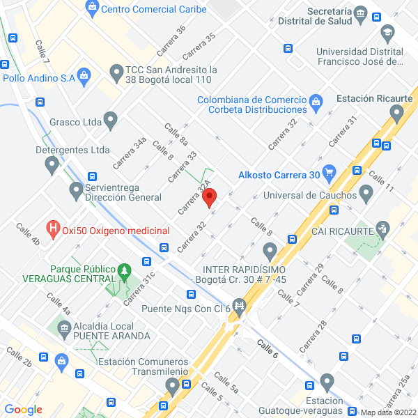 Mapa de Metalnec