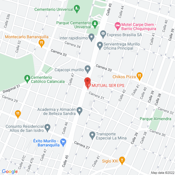 Map of Metalpan