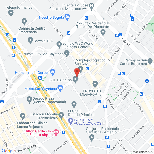 Mapa de Itt Goulds Pumps Colombia S.A.S.