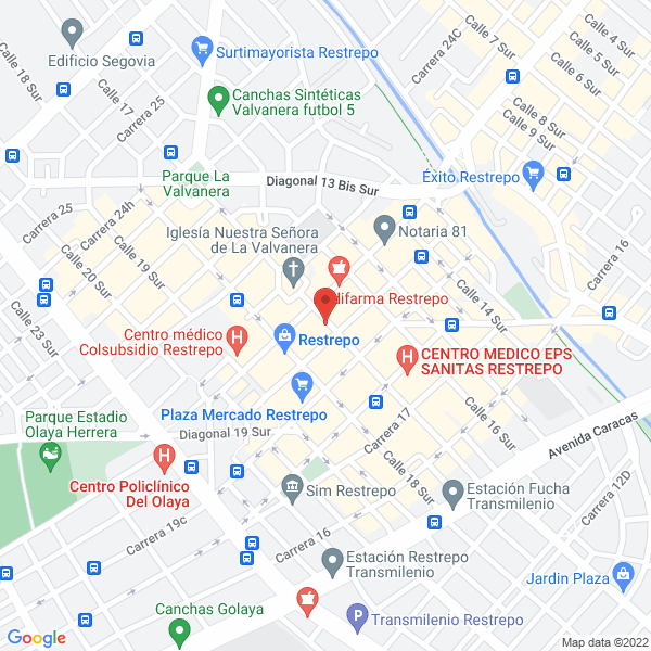 Mapa de J.D.K