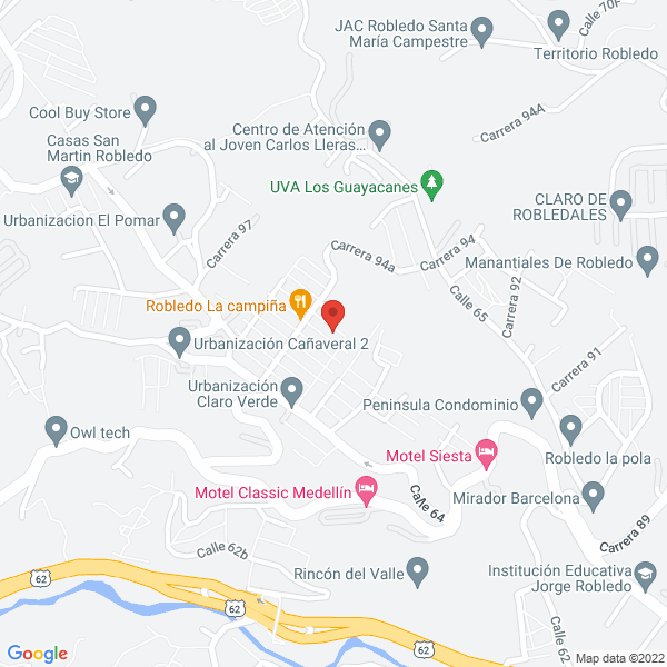 Mapa de J.L.M. Pisos