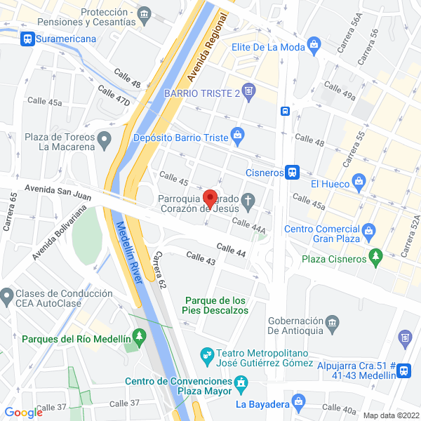 Mapa de J.R.N.J. S.A.S
