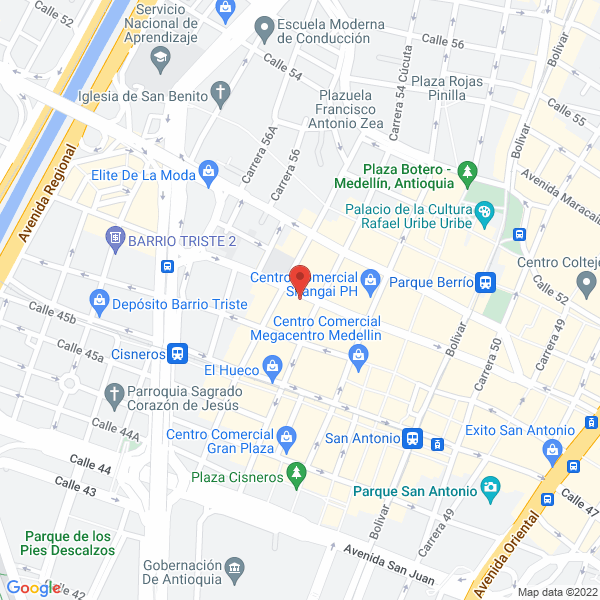 Mapa de Moda Infantil Medellín