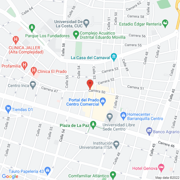 Map of Modulares Adecor S.A.S.