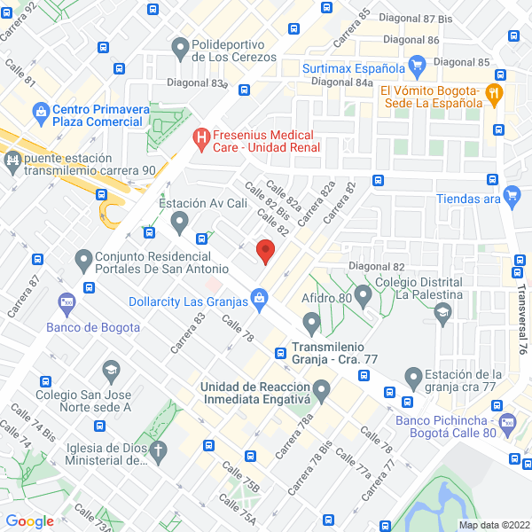 Mapa de Lesmes Distribucion Y Comercializacion Sociedad Ltda.