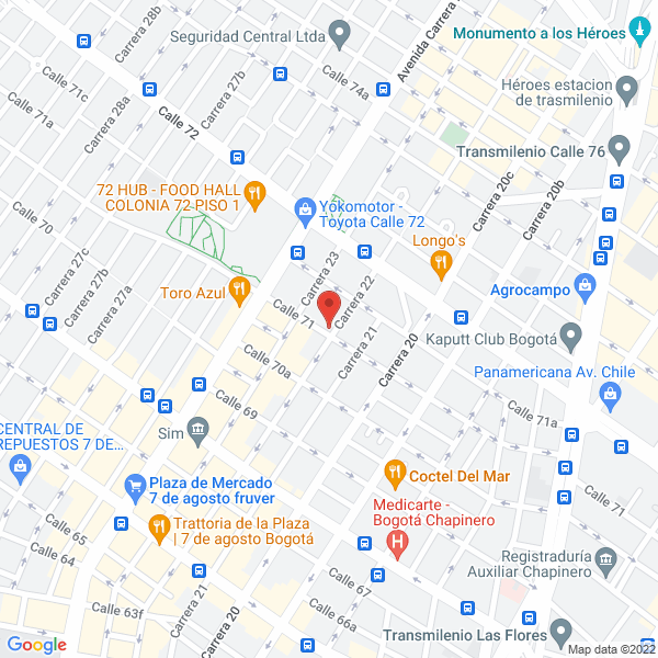 Mapa de Leyton Cars S.A.S.