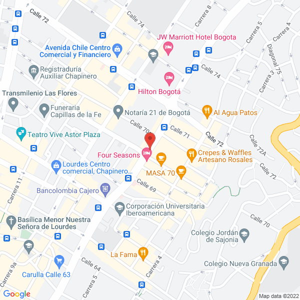 Mapa de Libreria Arteletra