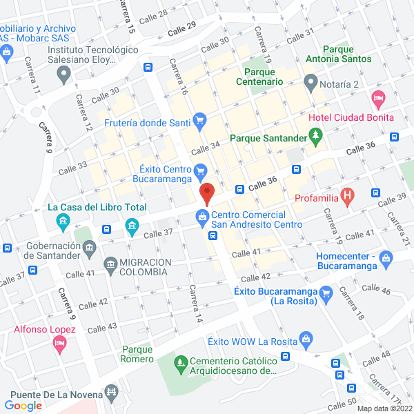 Map of Librería Cristiana Shalem