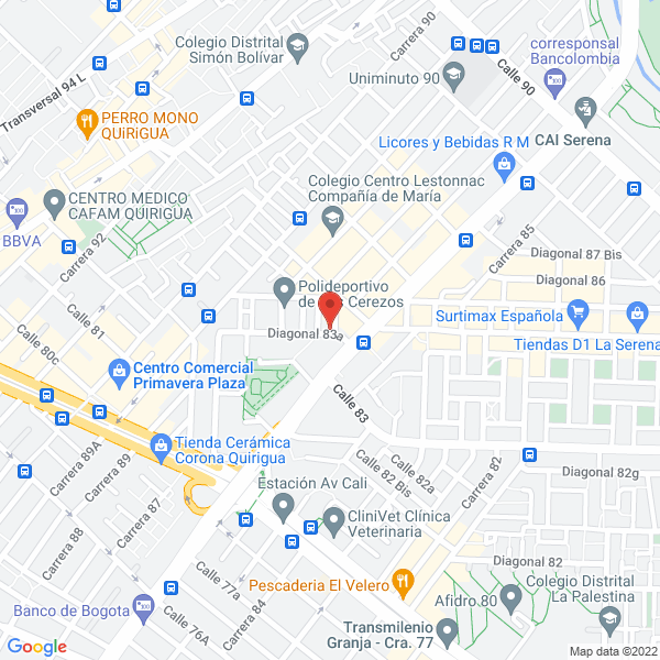Mapa de Liceo Moderno Britanico S.A.S