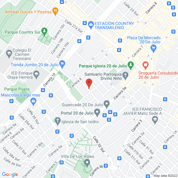 Mapa de Liceo Preescolar La Divina Infancia