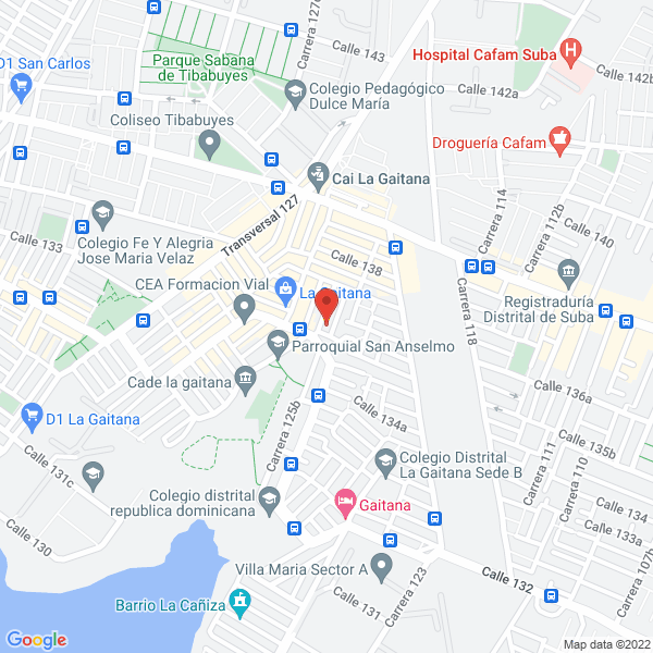 Mapa de Liceo Santa Isabel