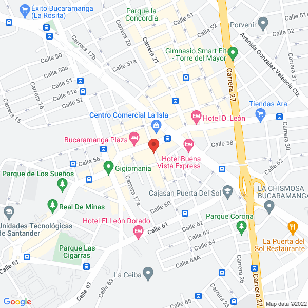 Map of Licorera La Tía Mati