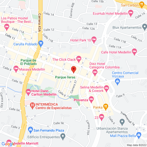 Mapa de Licorera Locky