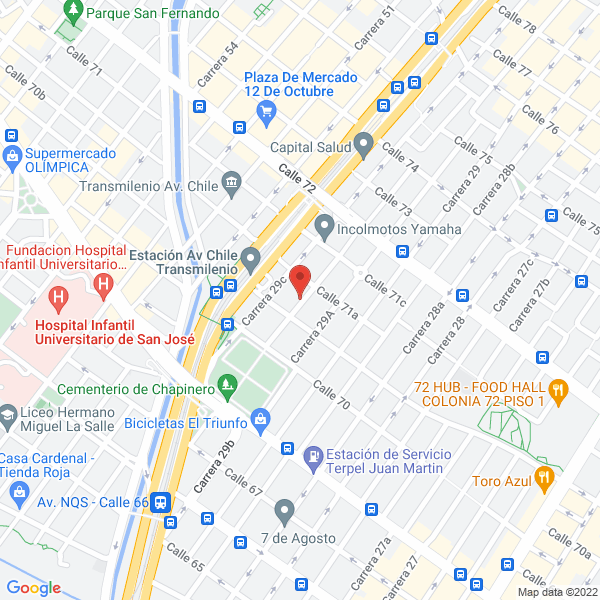 Mapa de Limacor My S.A.S.
