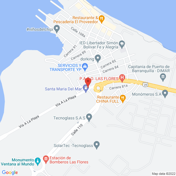 Map of Líneas De Vida Cometsa