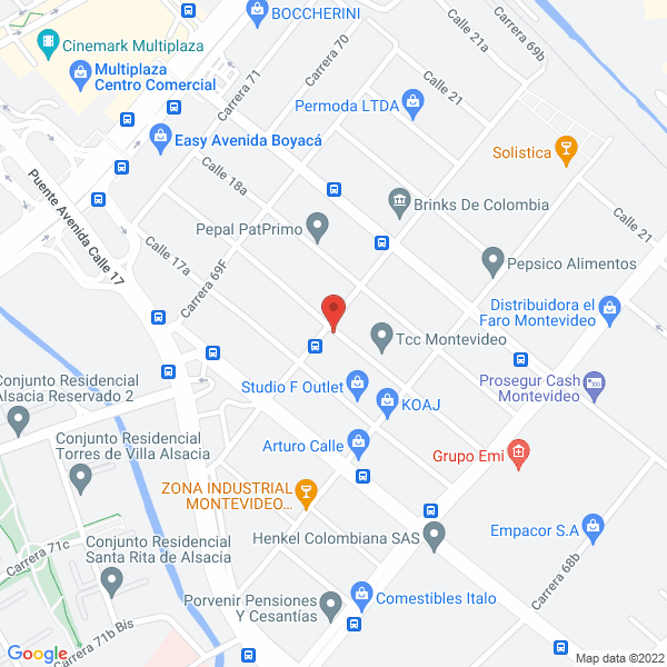 Mapa de Líneas Técnicas De Cargamento S.A.