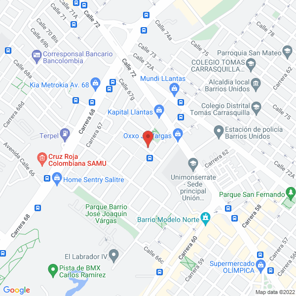 Mapa de Linux Electrónica Y Tecnología S.A.S.