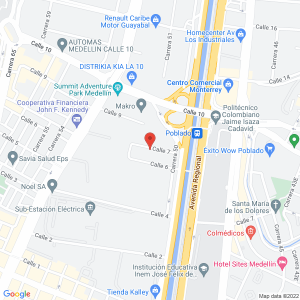 Mapa de Litografía Gonava S.A