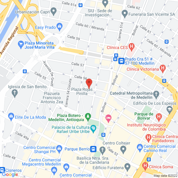 Mapa de Litografia Universo