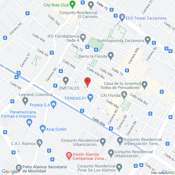 Mapa de Muebles Novo Arte S.A.S.